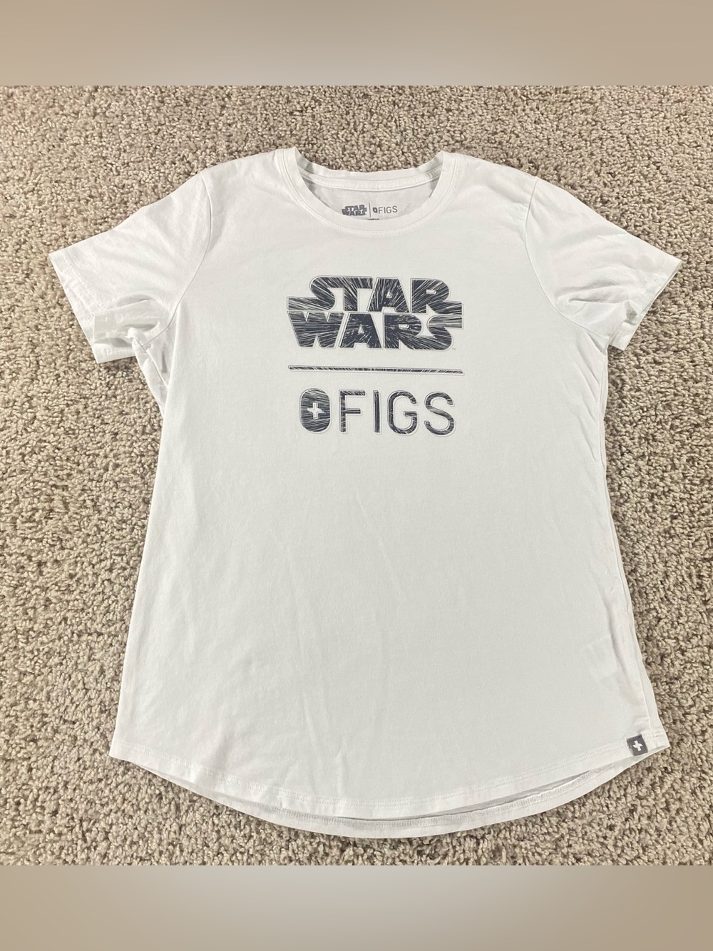 FIGS X STAR WARS Hyperspace Underscrub SHIRT Short Sleeves SIZE Small Luke Leia